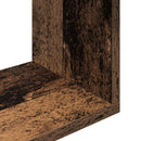 Væghylde Gammelt træ 60 x 11 x 60 cm Konstrueret træ