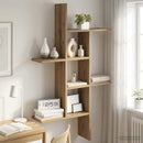 Væghylde Artisan-eg 61 x 15 x 102 cm Konstrueret træ