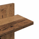 Væghængt Flydende Hylde Gammelt træ 48,5 x 15 x 101 cm