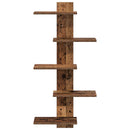 Væghængt Flydende Hylde Gammelt træ 48,5 x 15 x 101 cm