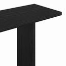 Væghylde Sort eg 80 x 20 x 96 cm Konstrueret træ