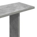 Væghylde Betongrå 102 x 20 x 96 cm Konstrueret træ