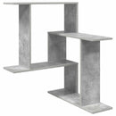 Væghylde Betongrå 67 x 67 x 87 cm Konstrueret træ