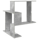 Væghylde Betongrå 67 x 67 x 87 cm Konstrueret træ