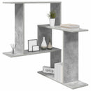Væghylde Betongrå 67 x 67 x 87 cm Konstrueret træ