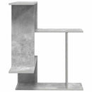 Væghylde Betongrå 67 x 67 x 87 cm Konstrueret træ
