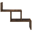 Væghylde Røget eg 48 x 15 x 42 cm Konstrueret træ