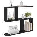 Væghylde Sort eg 60 x 12 x 50,5 cm Konstrueret træ