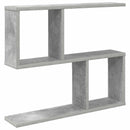 Væghylde Betongrå 60 x 12 x 50,5 cm Konstrueret træ