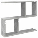 Væghylde Betongrå 60 x 12 x 50,5 cm Konstrueret træ