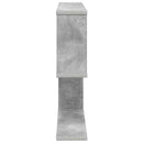 Væghylde Betongrå 60 x 12 x 50,5 cm Konstrueret træ