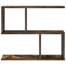 Væghylde Røget eg 60 x 12 x 50,5 cm Konstrueret træ