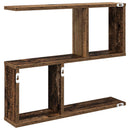 Væghylde Gammelt træ 60 x 12 x 50,5 cm Konstrueret træ