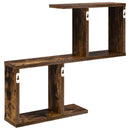 Væghylde Røget eg 60 x 12 x 50,5 cm Konstrueret træ