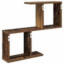Væghylde Gammelt træ 60 x 12 x 50,5 cm Konstrueret træ