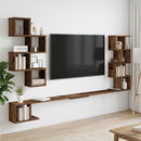 Væghængt TV-hylde Gammelt træ 180 x 15 x 94 cm Konstrueret træ