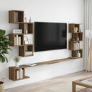 Væghængt TV-hylde Artisan-eg 180 x 15 x 94 cm Konstrueret træ