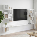 Væghængt TV-hylde Hvid 160 x 15 x 94 cm Konstrueret træ