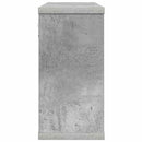 Svævehylder Betongrå 80 x 15 x 30 cm Konstrueret træ