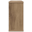 Svævehylder 2 pcs Artisan-eg 80 x 15 x 30 cm Konstrueret træ
