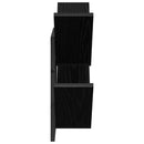 Væghængt Flydende Hylde 2 pcs Sort eg 43 x 15 x 47 cm
