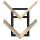 Væghængt Flydende Hylde 2 pcs Sonoma-eg 43 x 15 x 47 cm