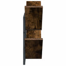 Væghængt Flydende Hylde 2 pcs Røget eg 43 x 15 x 47 cm