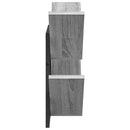 Væghængt Flydende Hylde 2 pcs Grå Sonoma 43 x 15 x 47 cm