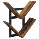 Væghængt Flydende Hylde Gammelt træ 43 x 15 x 47 cm