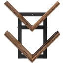 Væghængt Flydende Hylde 2 pcs Gammelt træ 43 x 15 x 47 cm