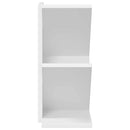 Træbogreol 3-lags 30 x 18 x 40 cm Konstrueret træ Hvid
