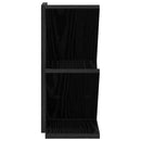 Træbogreol 3-lags 30 x 18 x 40 cm Konstrueret træ Sort eg
