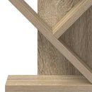 Træbogreol 3-lags 30 x 18 x 40 cm Konstrueret træ Sonoma-eg