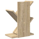 Træbogreol 3-lags 30 x 18 x 40 cm Konstrueret træ Sonoma-eg