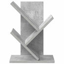 Træbogreol 3-lags 30 x 18 x 40 cm Konstrueret træ Betongrå