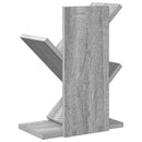 Træbogreol 3-lags 30 x 18 x 40 cm Konstrueret træ Grå Sonoma