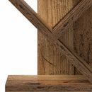 Træbogreol 3-lags 30 x 18 x 40 cm Konstrueret træ Gammelt træ