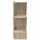 Træbogreol 3-lags 30 x 18 x 48 cm Konstrueret træ Sonoma-eg