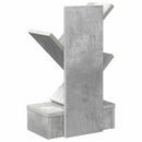 Træbogreol 3-lags 30 x 18 x 48 cm Konstrueret træ Betongrå