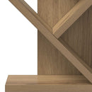 Træbogreol 3-lags 30 x 18 x 48 cm Konstrueret træ Artisan-eg