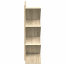 Træbogreol 4-Niveau 30 x 18 x 60 cm Konstrueret træ Sonoma-eg