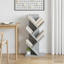 Træ Bogreol 4-Plan 30 x 18 x 60 cm Konstrueret træ Betongrå