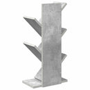 Træ Bogreol 4-Plan 30 x 18 x 60 cm Konstrueret træ Betongrå