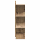 Træbogreol 4-niveau 30 x 18 x 60 cm Konstrueret træ Artisan-eg