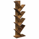 Træbogreol 6-tier 30 x 18 x 100 cm Konstrueret træ Gammelt træ