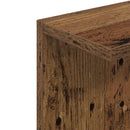 Væghylde 2 pcs Gammelt træ 25 x 15 x 100 cm Konstrueret træ