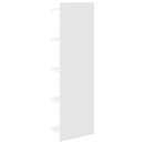 Væghylde Hvid 30 x 15 x 100 cm Konstrueret træ