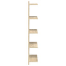 Væghylde 2 pcs Sonoma-eg 30 x 15 x 100 cm Konstrueret træ