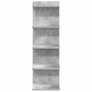 Væghylde Betongrå 30 x 15 x 100 cm Konstrueret træ