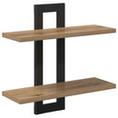 Svævehylder Artisan-eg 40 x 15 x 40 cm Konstrueret træ